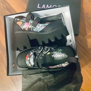 Lamoda Mary Jane chunk sandals